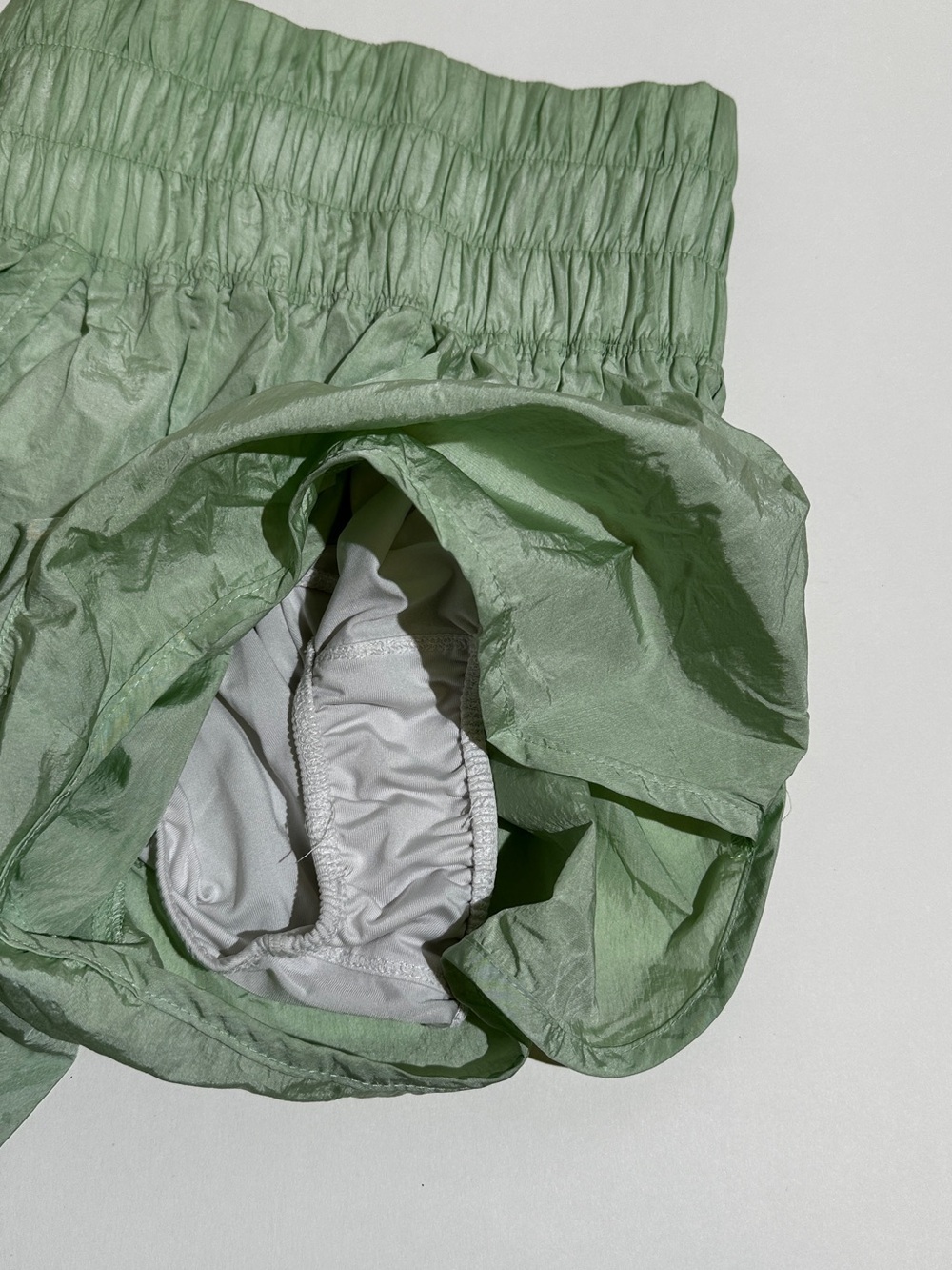 Free People The way Home short - High-Waist Athletic Shorts in Mint Green - Picture 8 of 12